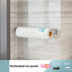 Wall Mounted Kitchen Paper Towel Holder Stainless Steel Rack