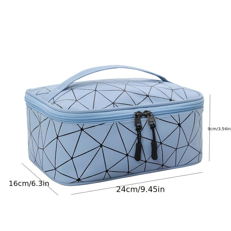 Waterproof Travel Cosmetic Bag High Capacity Women Makeup Toiletries Organizer