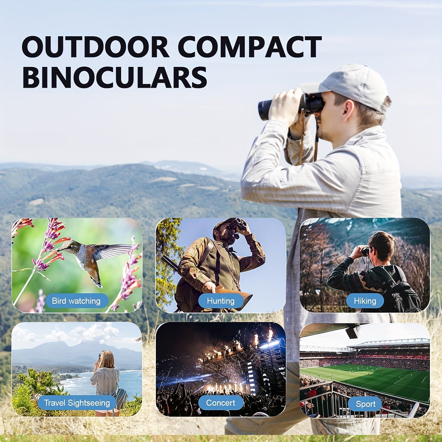 12x42 Waterproof & Fogproof Binoculars for Adults