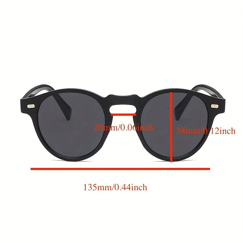 Classic Small Circle Sun Glasses for Men