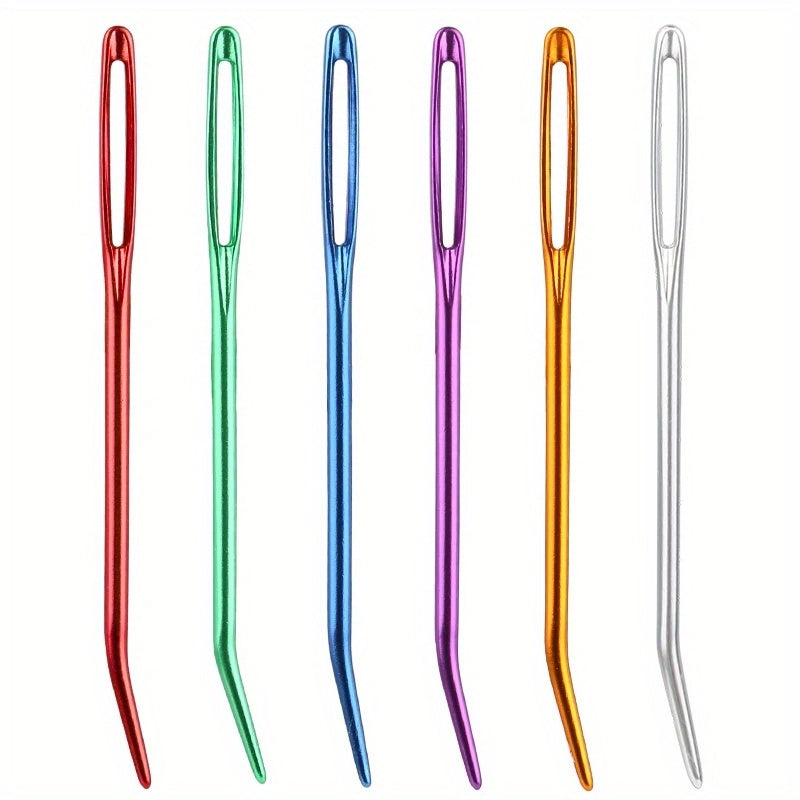 6pcs Big Eye Wool Needles Yarn Needle Tapestry Needle Sewing Needles