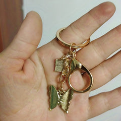 Patriotic Keychain with Diamond Decoration
