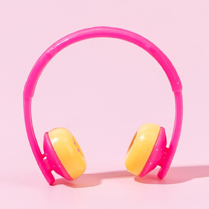 Doll Dress Up Headphones Doll Mini Headphone Accessories Play House Toy