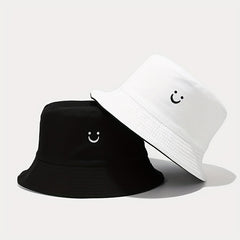 Embroidery Bucket Hat Men's Women's Foldable Fisherman Caps Sun Hat