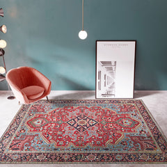 European Rug Modern Minimalist Light Geometric Machine Washable Non Shedding
