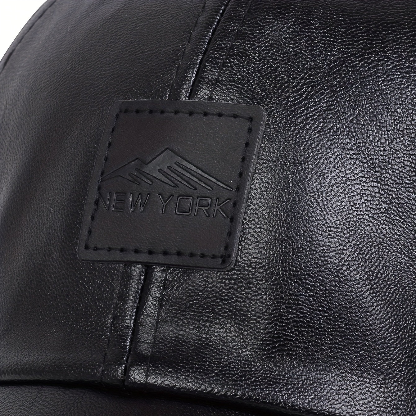 Men's PU Leather Baseball Cap