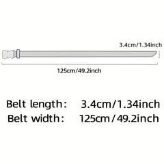Men's Ratchet Leather Belt for Casual & Business Pants