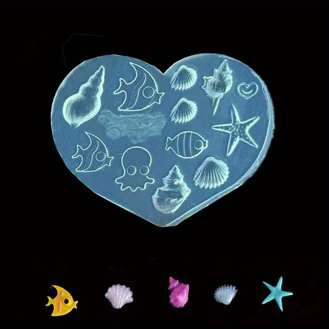 Koi Fish Silicone Resin Mold for DIY Craft Pendant Charms