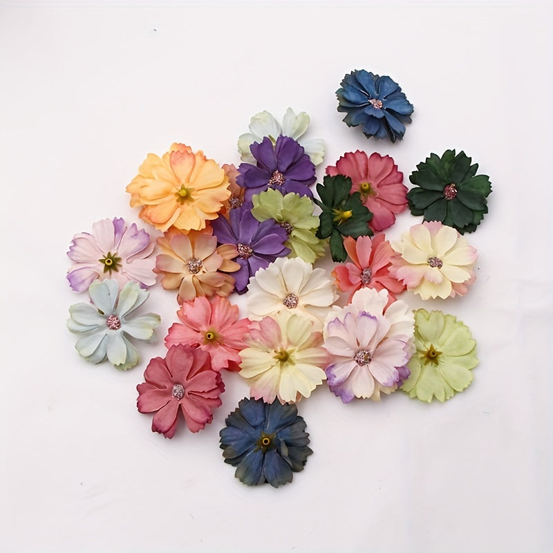 DIY Silk Flower Chest Decoration and Headwear Accessories