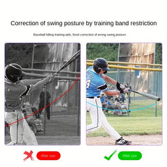 Baseball Swing Training Strap Corrects Arm Movement