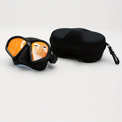 Tempered Glass Diving Mask with Storage Box Waterproof Anti Fog Goggles