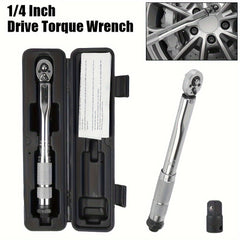 1pc Adjustable Torque Wrench 1 4'' Drive Spanner Hand Tool Car Bike Motorbike