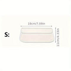 1pc Folding Wall Shelves No Punch Wall Mounted Space Saving Storage Rack