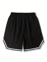 Vintage Graphic Basketball Shorts for Men