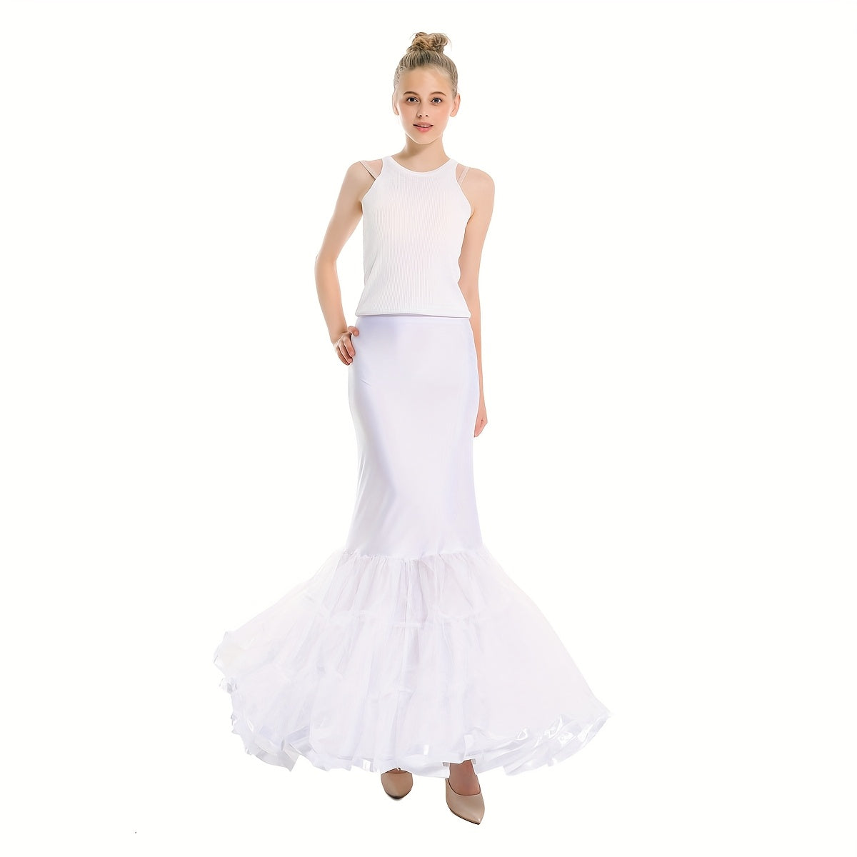 Baroque Style Mermaid Tail Petticoat