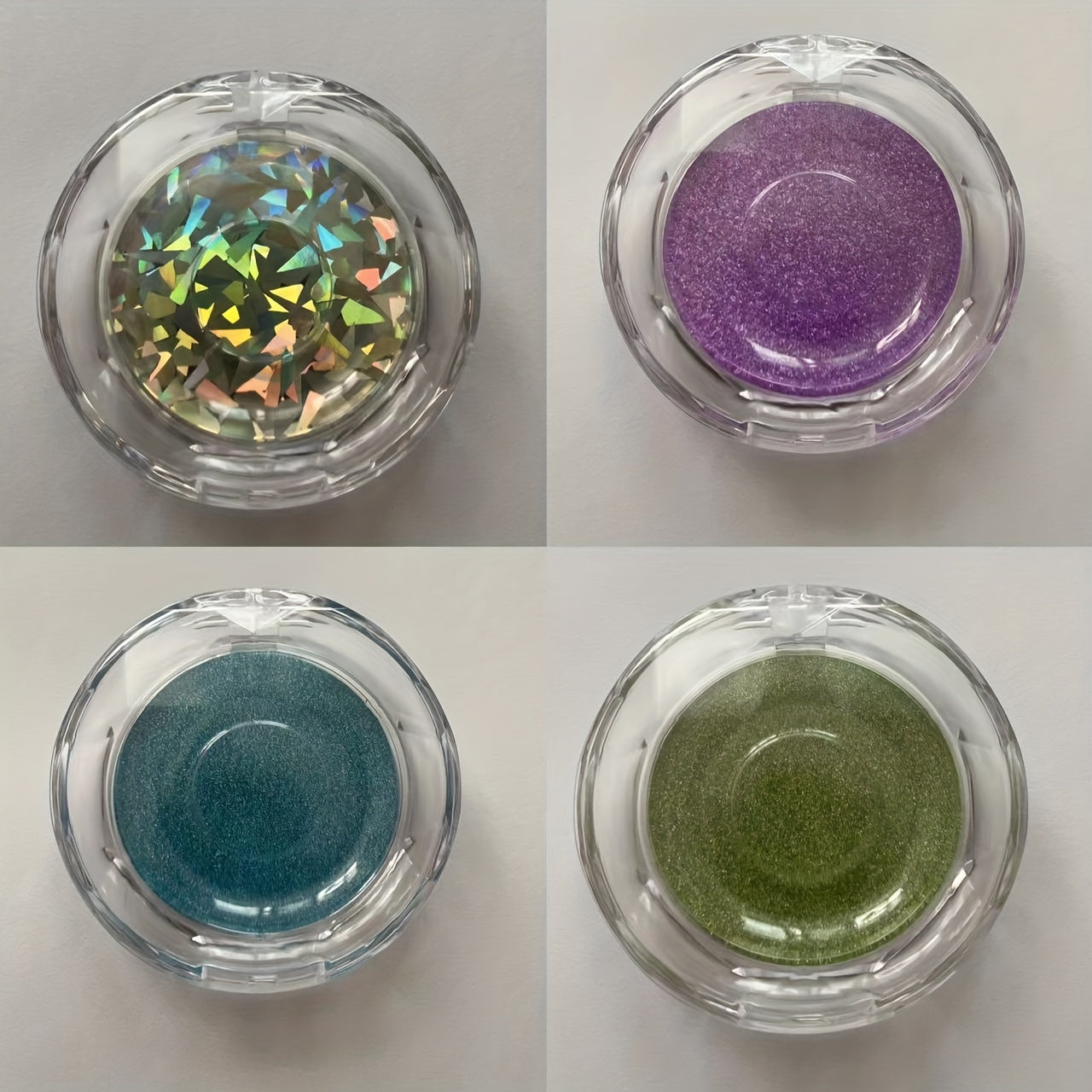 Clear Glitter Eyelash Storage Box with Lash Tray