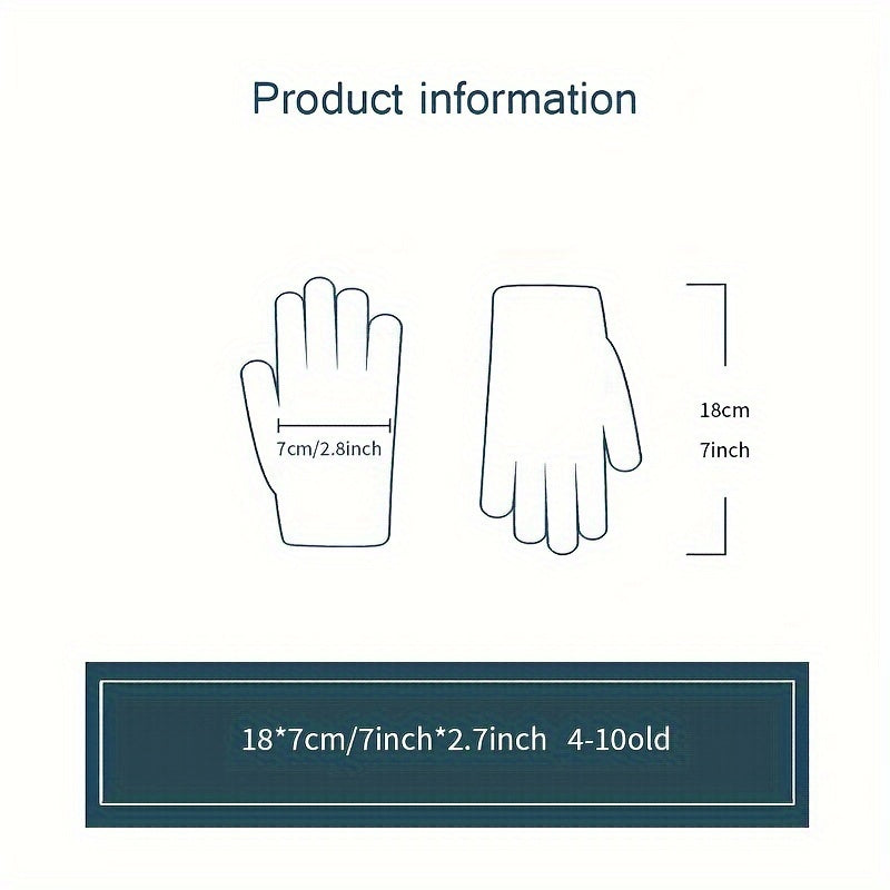 Thick Warm Windproof Knitted Gloves Cycling Riding Student Girls