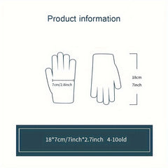 Thick Warm Windproof Knitted Gloves Cycling Riding Student Girls