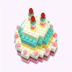 Cake Building Blocks DIY Model Toys Gift