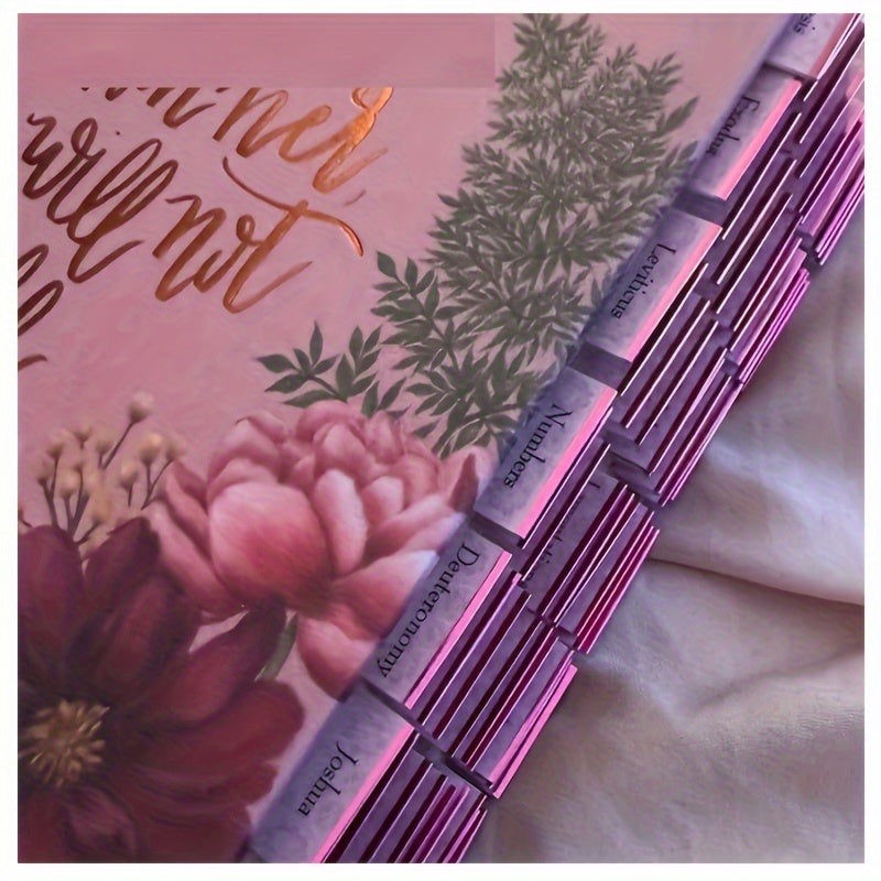 Rose Foil Edged Tabs for Old and Testament