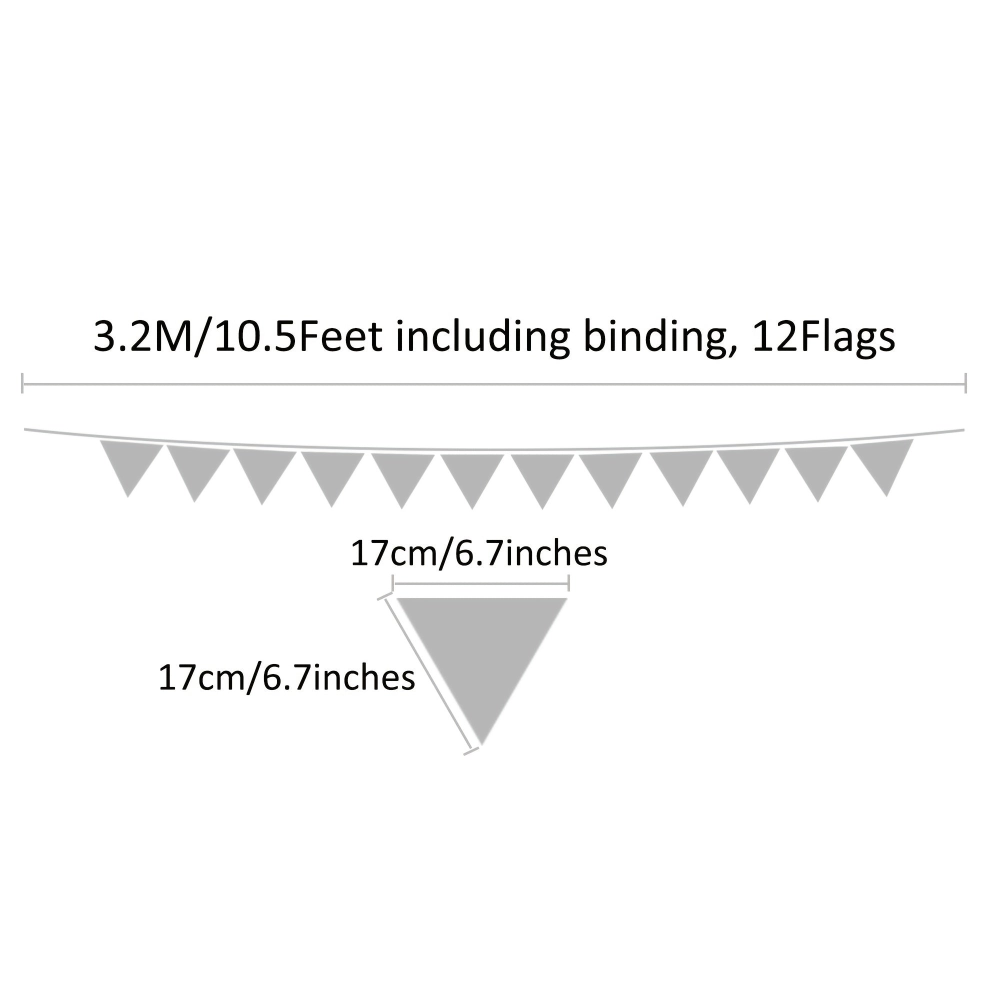 Vintage Floral Triangle Flag Fabric Banner Bunting Garlands for Wedding