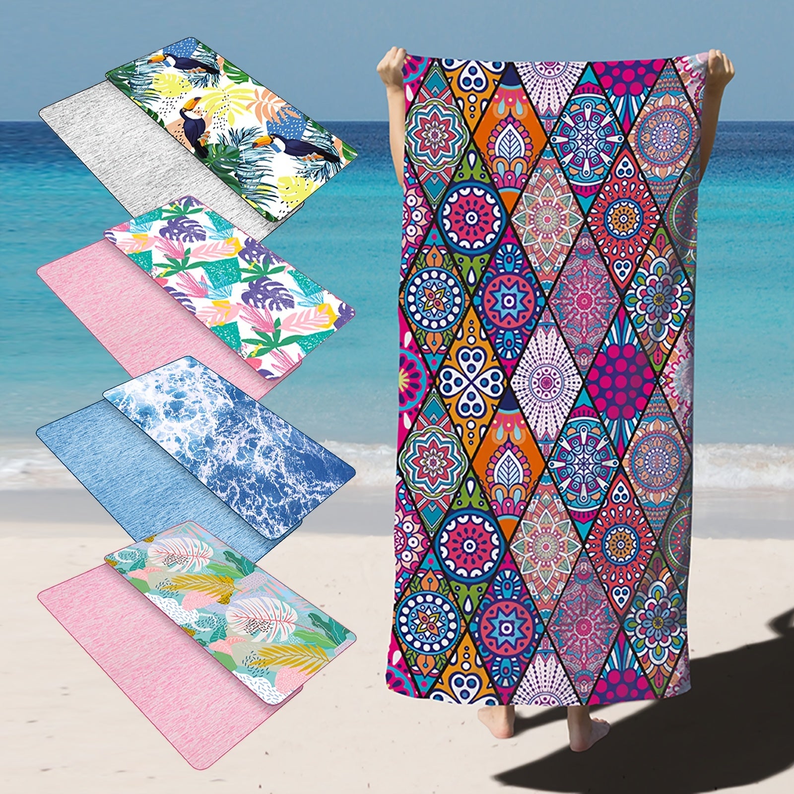 Microfiber Quick Dry Blanket Towel for Swimming Diving Surfing