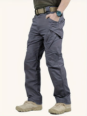Men's Waterproof Tactical Pants w/ Pockets for Hiking