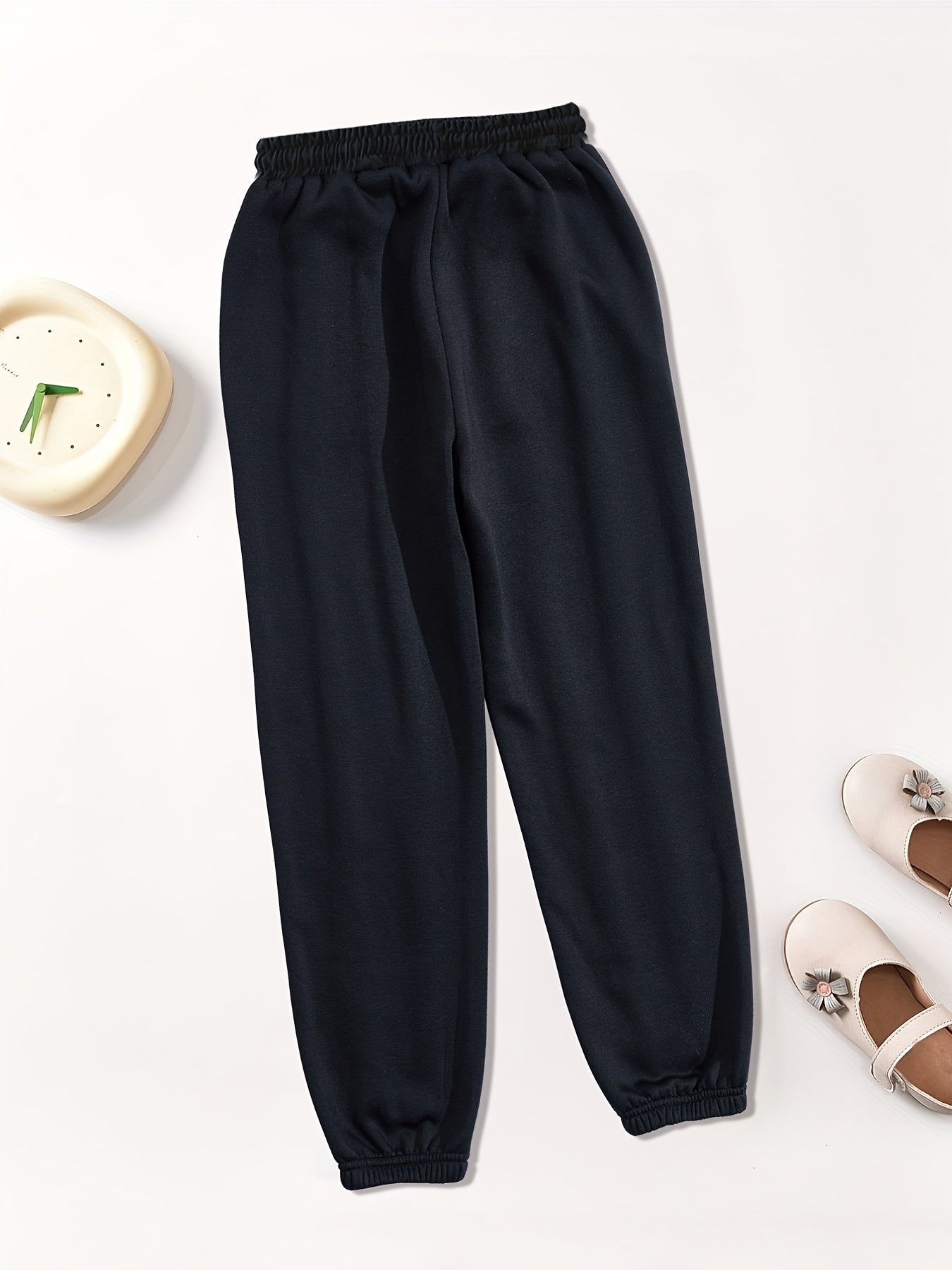 Girls' Letter Print Joggers Sweatpants Street Style