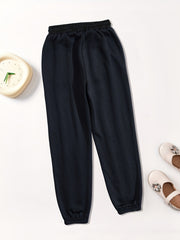 Girls' Letter Print Joggers Sweatpants Street Style