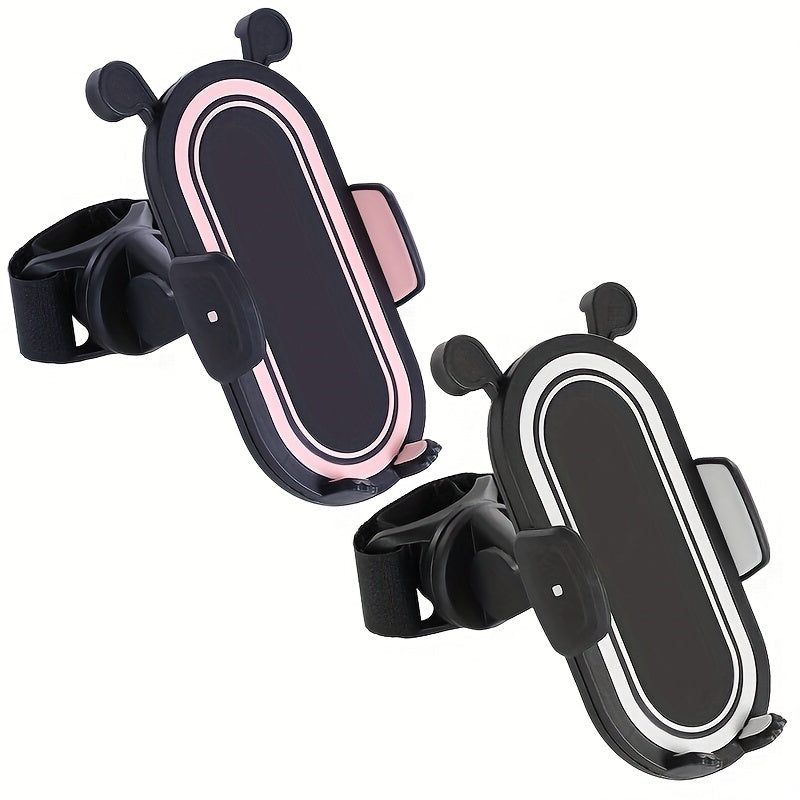 360 Adjustable Phone Stand for Baby Stroller - Pink