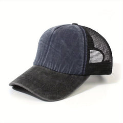 Washed Cowboy Baseball Cap for Spring and Summer
