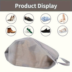 2pcs Travel Shoe Storage Bags Large Capacity Portable Dustproof Shoe Storage