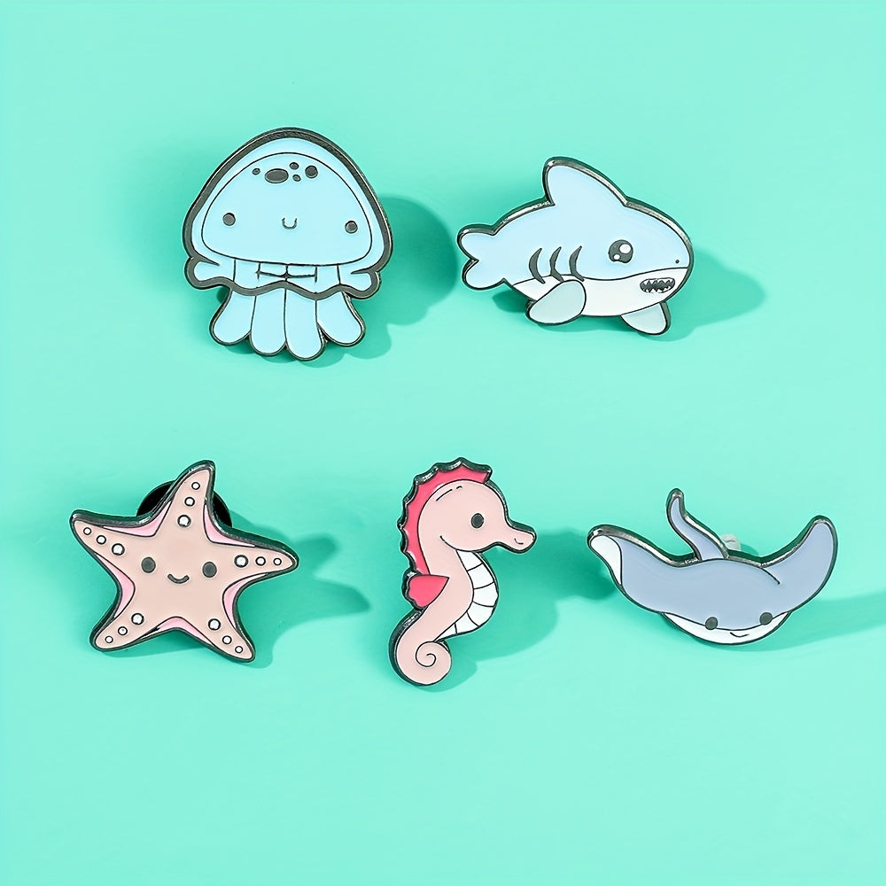 Marine Enamel Pin for Backpacks and Clothes - Holiday Gift for Kids
