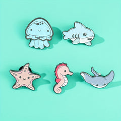 Marine Enamel Pin for Backpacks and Clothes - Holiday Gift for Kids