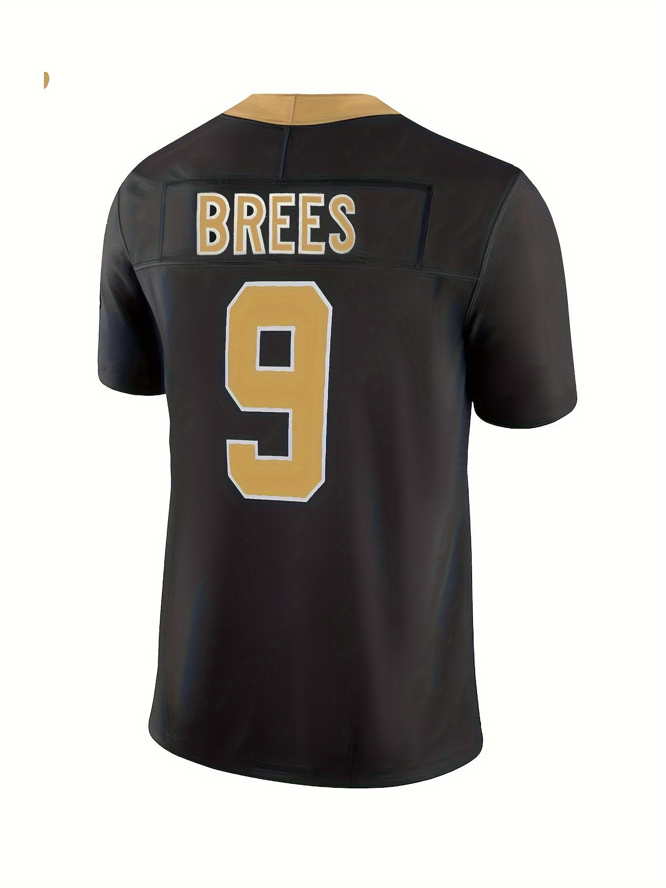 Men's American Football Jersey V-Neck Short Sleeve Breathable Rugby Sweatshirt