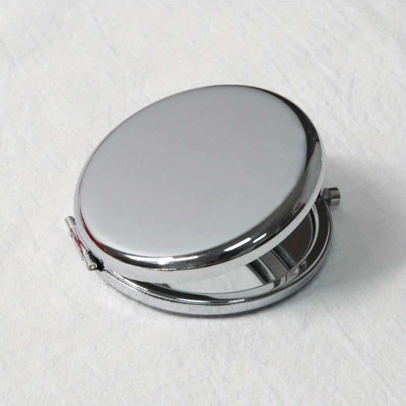 Double Side Round Cosmetic Folding Mirror Portable Beauty Mirror