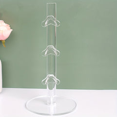 3-Layer Eyeglasses Storage Display Stand Acrylic Organizer