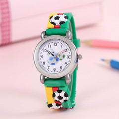 Colorful Cartoon Football Child's Electronic Watch
