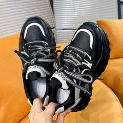 Spring Thick Bottom Sports Shoes Women's Running Shoe
