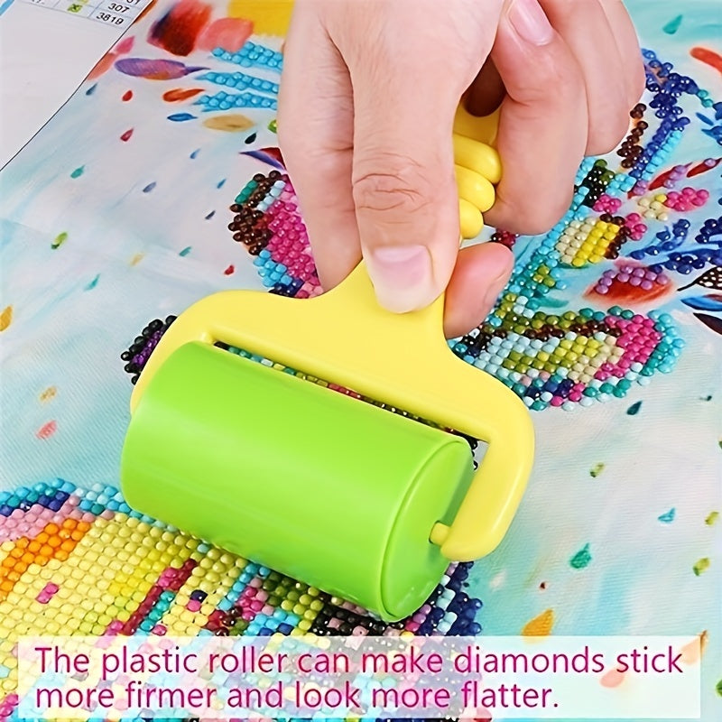 1pc Plastic Rhinestone Painting Tool Reinforced Roller Cross Stitch DIY Winter
