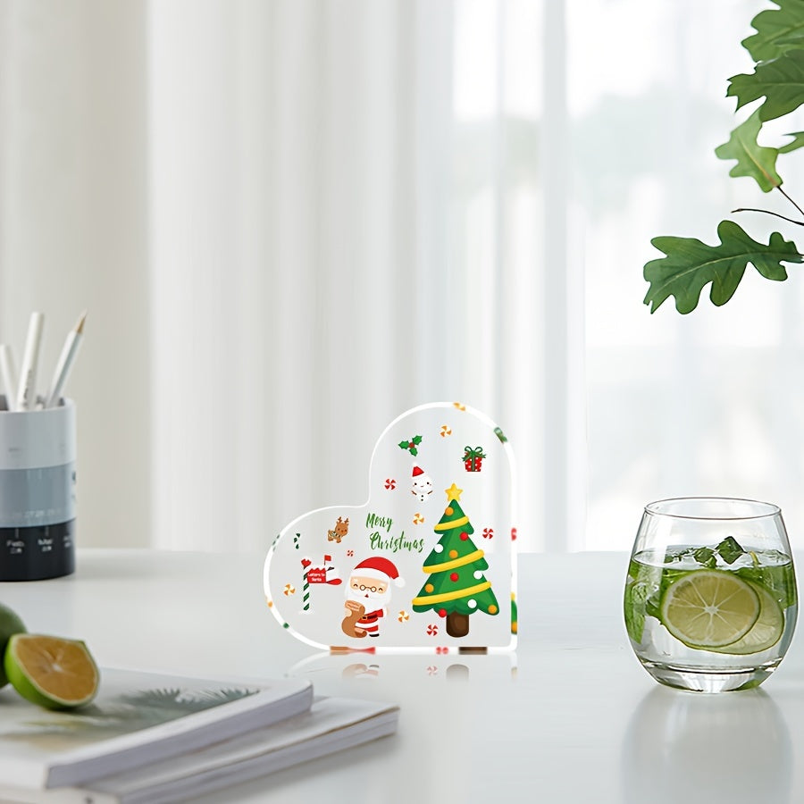 Christmas Acrylic Love Decoration - Home Party Wedding Room Decor
