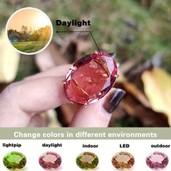 Gemstone Oval Ring Girls Accessories