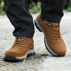 Men's Plus Size Lace-Up Hiking Shoes Anti-Skid for Winter & Autumn