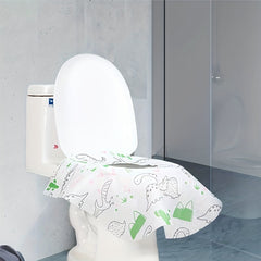 10pcs Disposable Toilet Seat Covers Waterproof Extra Large Portable Travel Essen