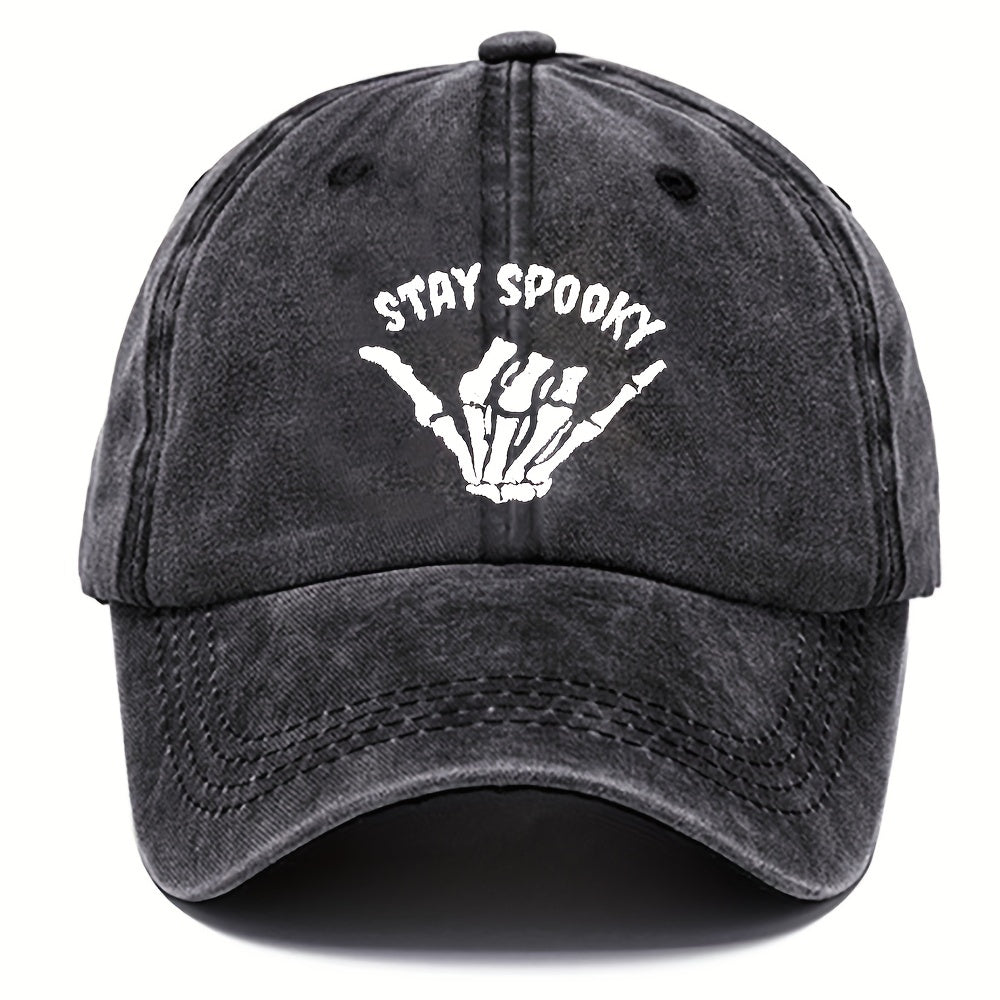 Halloween Cotton Baseball Cap Adjustable Sun Protection Hat