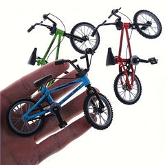 1pc Finger Bicycle Mini Alloy Bicycle Model Gift Decoration Bicycle Toy
