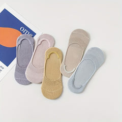 10 Pairs Women's Low Cut Ankle Socks Solid Soft Lightweight Stockings