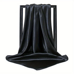 Nordic Style Silk Square Scarf Men Women Sunscreen Hat Headscarf