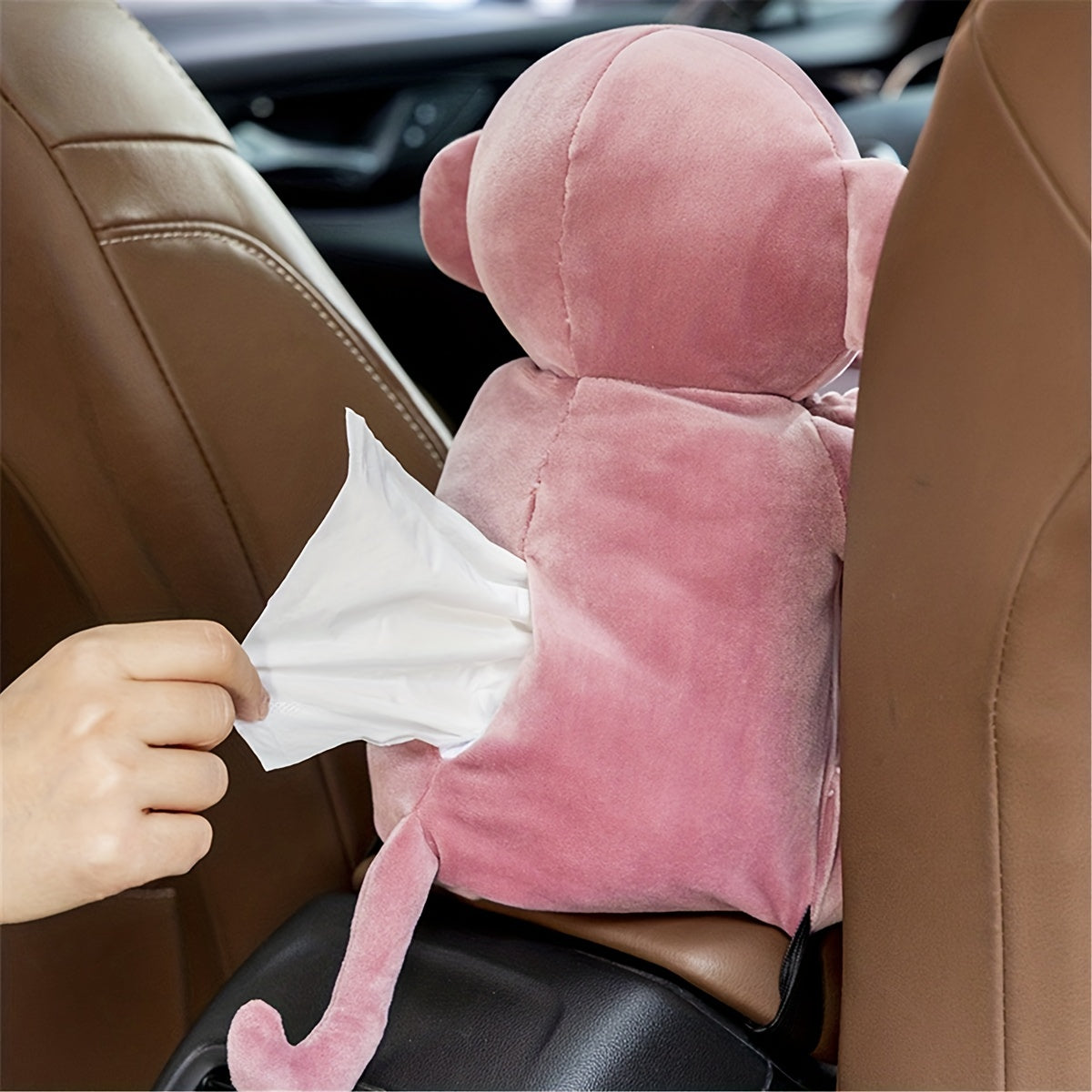 Car Tissue Box Trash Bin and Storage Box