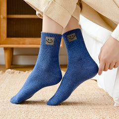 Smiling Face Socks Ankle Novelty Funny Socks For Womens Socks